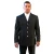 Anchor Uniform Polyester Single Breasted Coat with Bottom Flaps