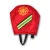 Lightning X SCBA Mask Bag, Red