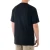 First Tactical Men's Tactix Series Cotton T-Shirt, Midnight Navy, Facing Back Right Angle