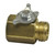 C & S Supply 3/4 in. GHTF x 3/4 in. GHTM Rigid Ball Shutoff Valve, Threaded End Facing Right