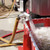 Husky Double Supply Line Bracket, Shown in Use