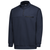 Workrite Navy 12.5 oz. Fleece 1/4-Zip Job Shirt, Facing Front Left Angle