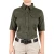 First Tactical 65/35% Poly/Cotton Women's V2 Tactical Short Sleeve Shirt - PFAS, OD Green