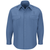 Workrite 705NX45 4.5 oz. Nomex IIIA Long Sleeve Fire Chief Shirt Light Blue