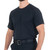 First Tactical Performance T-Shirt, midnight navy front angled view tucked