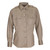 5.11 Tactical Women's Twill PDU Class B Long Sleeve Shirt, silver tan front view