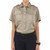 5.11 Tactical Women's Twill PDU Class B Shirt, silver tan front view