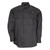 5.11 Tactical Twill PDU Class A Long Sleeve Shirt, black front view