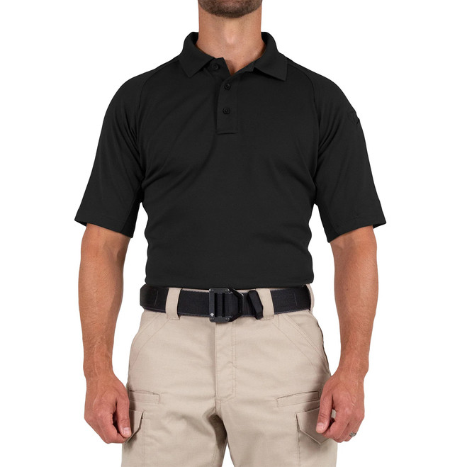 First Tactical Men's Performance Polo, khaki front