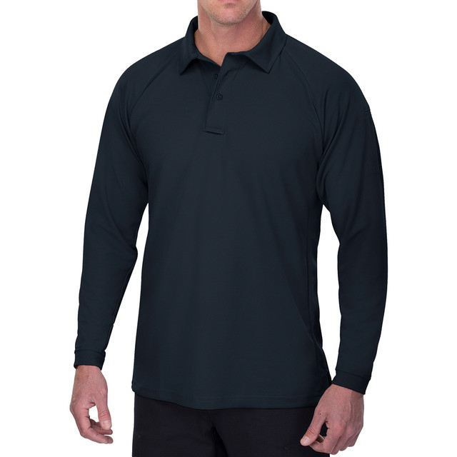Vertx Heatshield Long Sleeve Polo - Men's Navy
