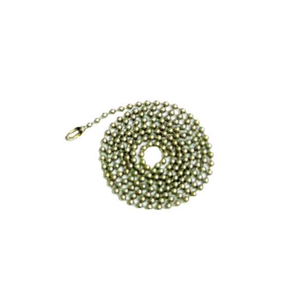 Hero's Pride Nickel 30" Beaded Ball Chain