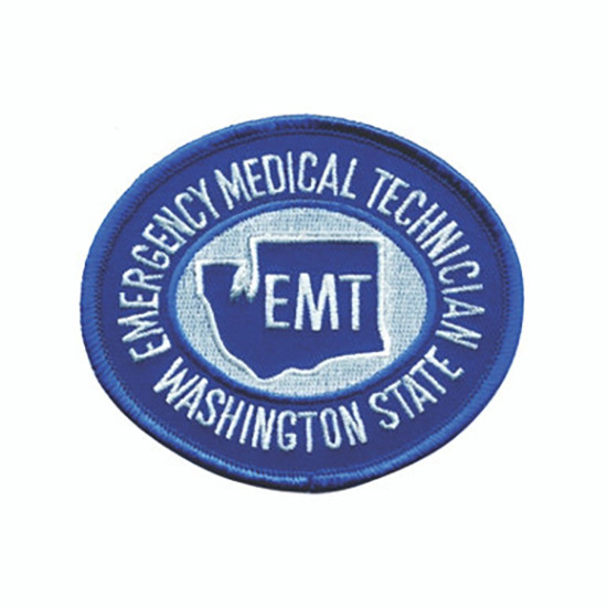 Hero's Pride Washington Emergency Medical Technician Shoulder Patch - 3-1/2 in. x 3 in.