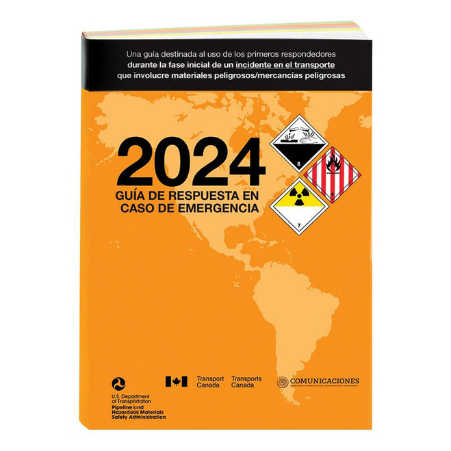 Emergency Response Guidebook (ERG), 2024 Edition (Spanish) - Softbound Standard Size