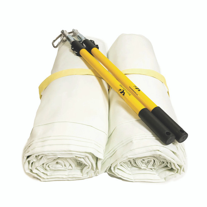 Brimstone 25’ x 33’ Blanket with Bag, Cinch Strap & Pole Set