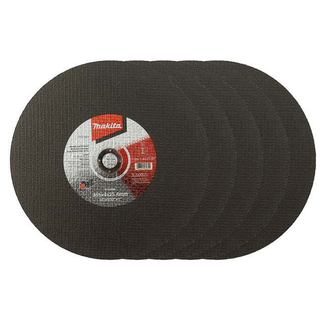 Makita 14 in. x 5/32 in. x 1 in. Abrasive Cut-Off Wheel, 5 Pack