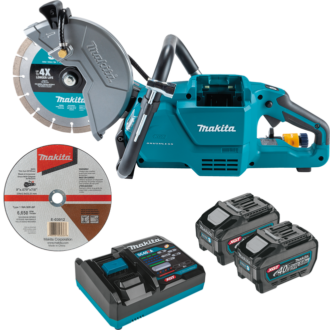 Makita 40V max XGT Brushless Cordless 9 in. Power Cutter Kit 1