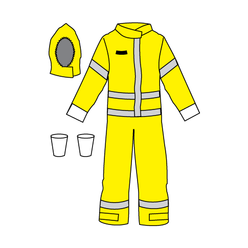 Kappler DuraChem 200 NFPA 1990 (1992) & NFPA 2112 Certified Coverall - D2H443-9212 CP Style