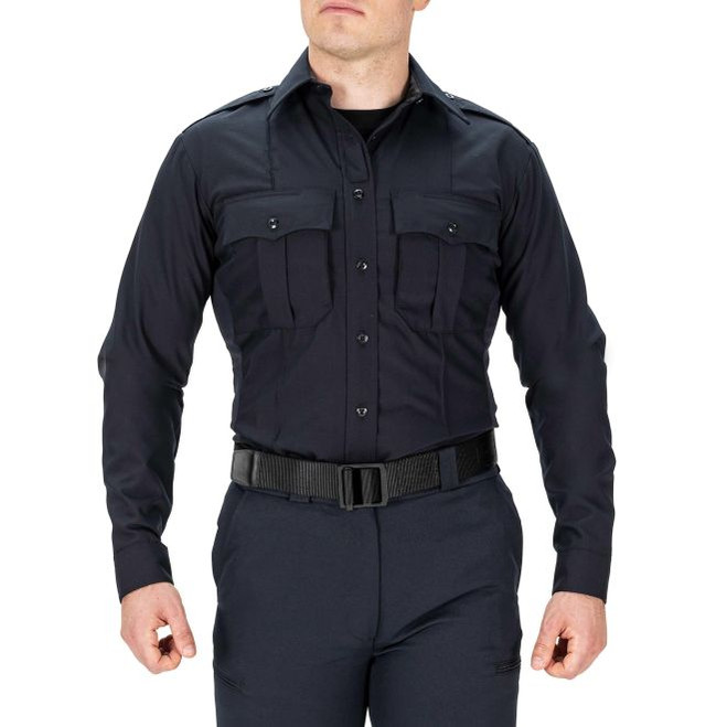 Blauer Men's Long Sleeve Polyester SuperShirt Dark Navy 1