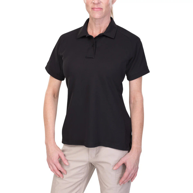 Vertx Women's Coldblack Short Sleeve Polo Black