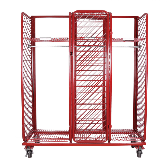 Ready Rack Double Sided Mobile Red Rack - Security 1