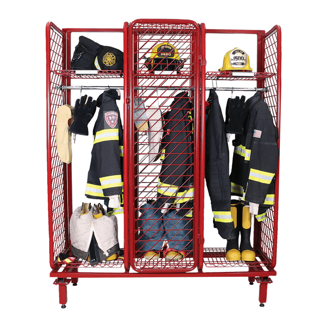 Ready Rack Double Sided Freestanding Red Rack 1