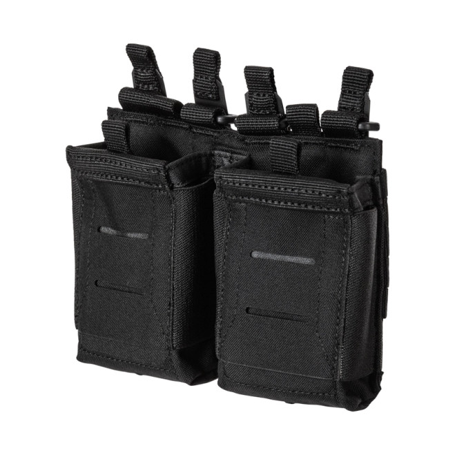 5.11 Tactical Flex Double AR Mag Pouch 2.0 Black, Front Facing Left