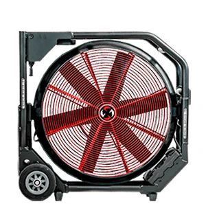 Super Vac Valor V-MAX Battery Powered Positive Pressure Ventilation Fan, 16 in.