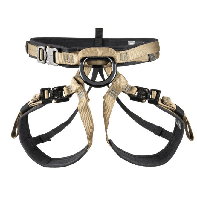 CMC Outback Sit Harness - PFAS, Brown and Black, Sit Harness Only