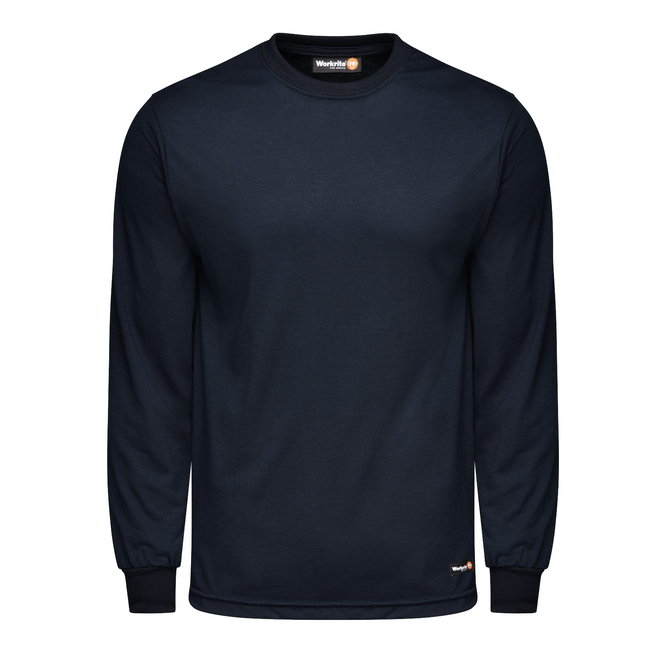 Workrite Navy Base Layer Long Sleeve T-Shirt