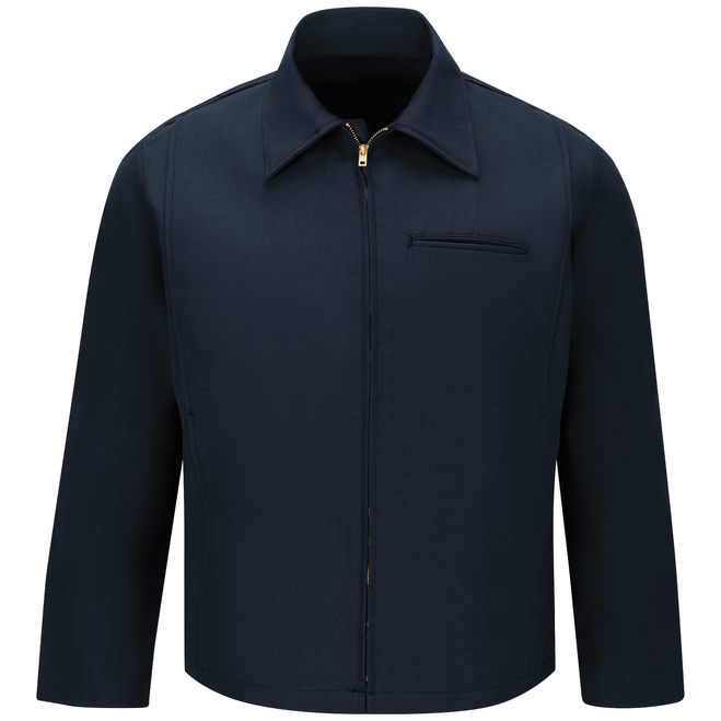 Workrite Firefighter Jacket, Midnight Navy, Front