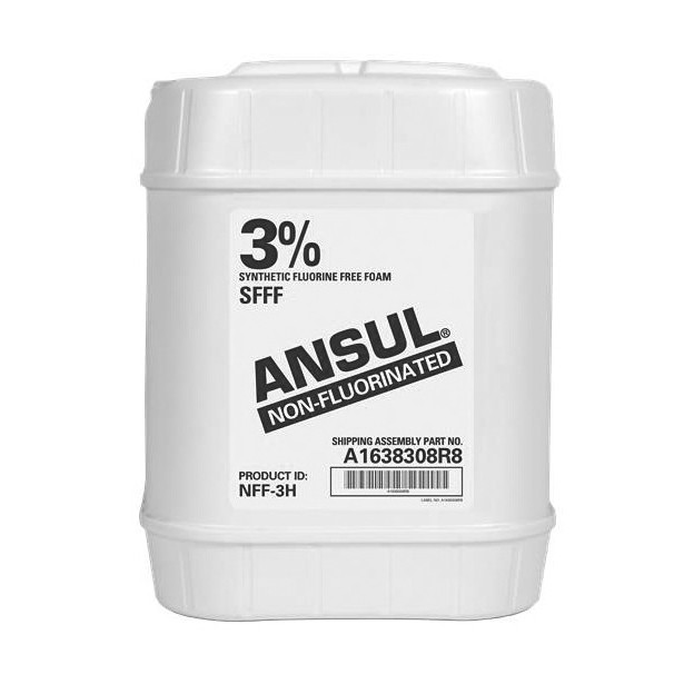Ansul NFF-3H Non-Fluorinated Foam Concentrate, Synthetic Fluorine-Free Foam, SFFF