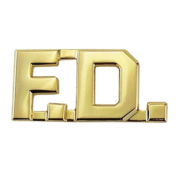 Hero's Pride F.D. Die Struck Letters Pins, 1/2 in.