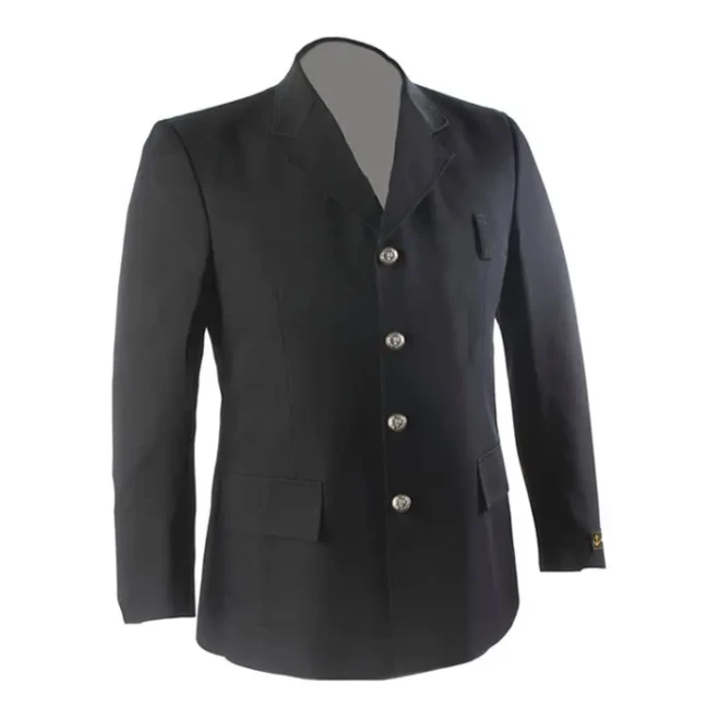 Anchor Uniform Women's Single Breasted Coat with Bottom Flaps