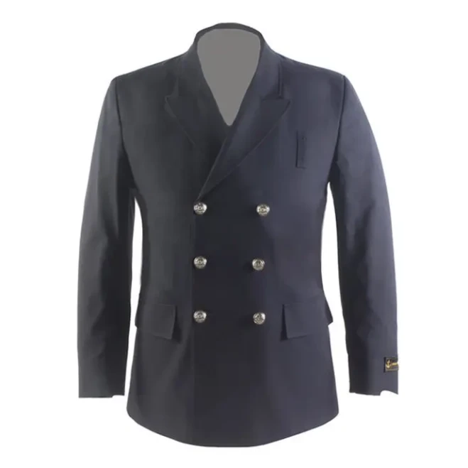Anchor Uniform Women's Double Breasted Coat with Bottom Flaps