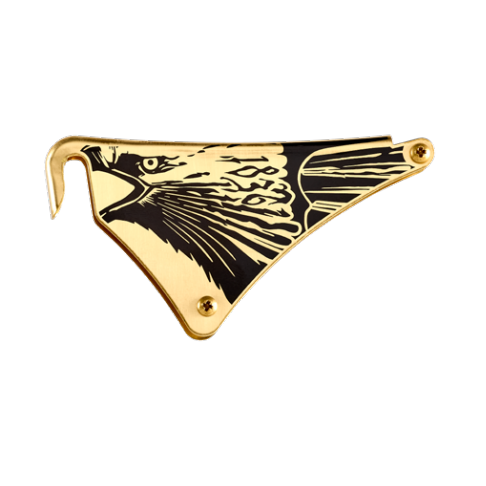 MSA Cairns 1836 6 in. Silkscreened Brass Eagle Front Holder Replacement Kit