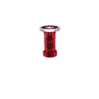 United Fire 1.5 in. NH Adjustable 150 GPM Red Poly Combination Fog Nozzle