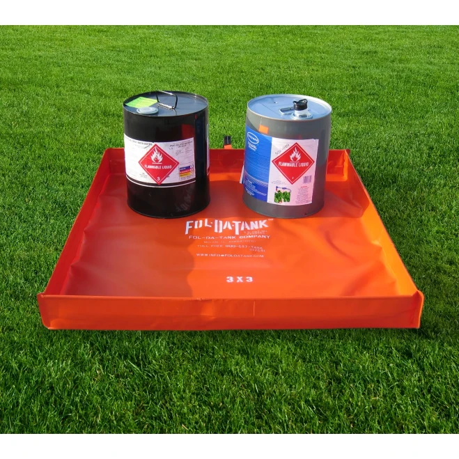 Fol-Da-Tank Mini-Dam Lightweight Collapsible Containment Berm