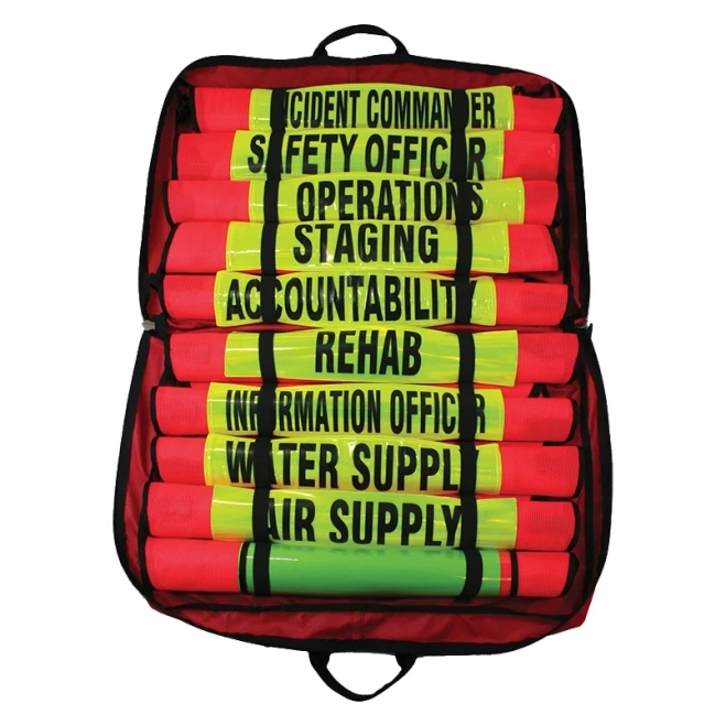 R&B Fabrications Fire Command Vest Set with Ten Large Size 003 Vests