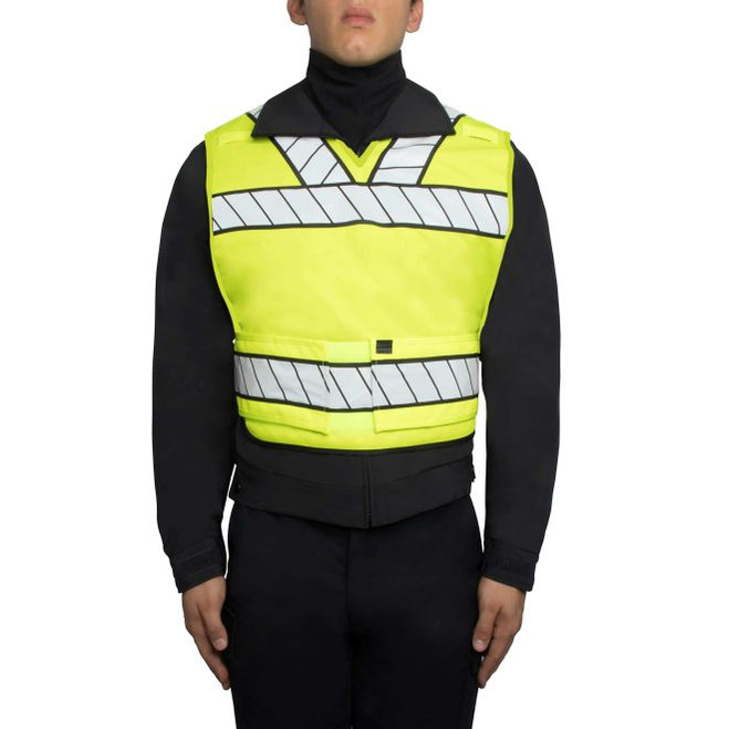 Blauer Hi-Vis Yellow Polyester Breakaway Safety Vest with Scotchlite Stripes