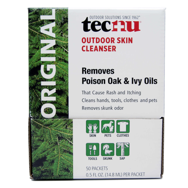 Tecnu Oak-n-Ivy Cleanser - Box of 50, 0.5 oz. Packets