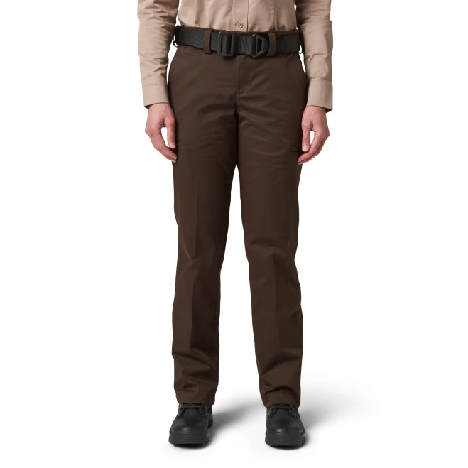 5.11 Tactical Women's Stryke Class A PDU Twill Plus Pants, Brown