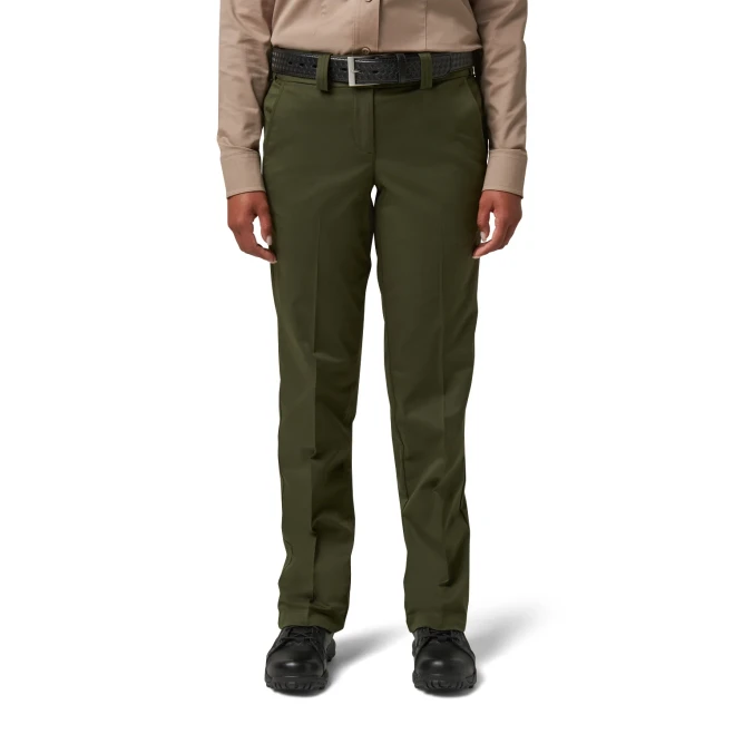 5.11 Tactical Women's Stryke PDU Twill Class A Pants, Sheriff Green
