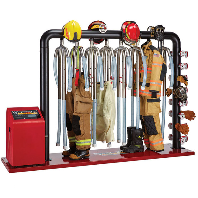 Ram Air 8 Unit Turnout Gear Dryer with Touchscreen Control 8-UNIT DRYER RAM AIR at Curtis - Tools for Heroes