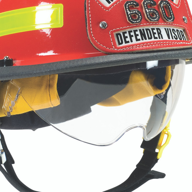 MSA Cairns Clear Defender Visor with Hardware 10077117 CAIRNS at Curtis - Tools for Heroes