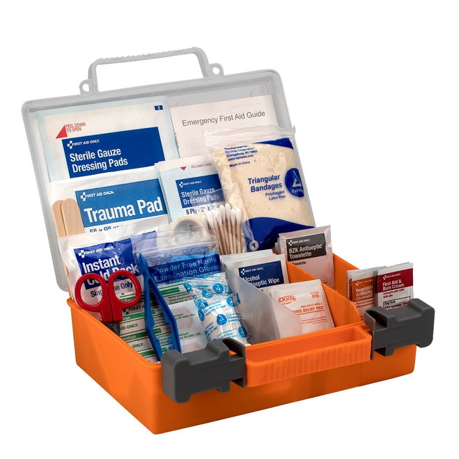 First Aid Only Clear Front Cover 118 Piece First Aid Kit 91063 FAO at Curtis - Tools for Heroes