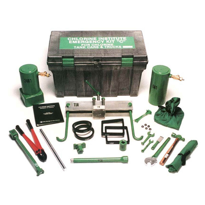 Indian Springs Kit C - Chrlorine Instutute Tank Car/Truck Emergency Kit KITC IND SPR at Curtis - Tools for Heroes