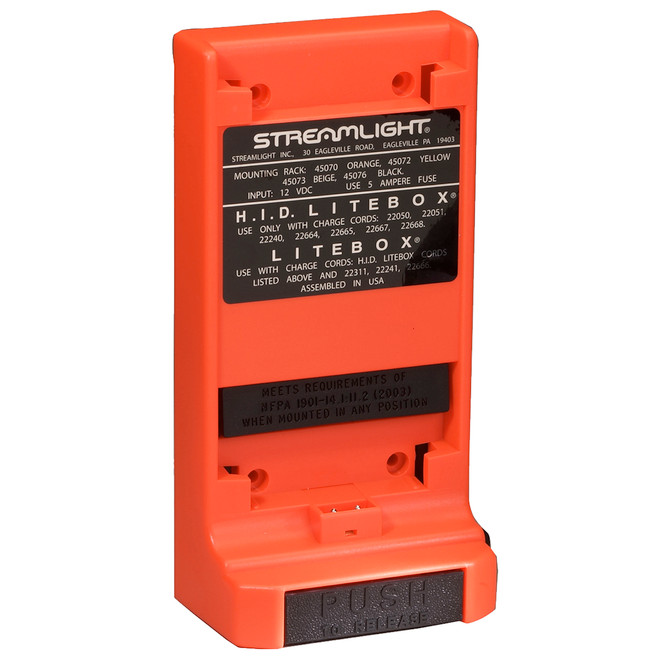 Streamlight Standard System Mounting Rack, Orange