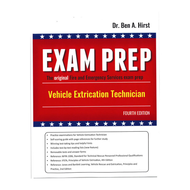 Exam Prep: Vehicle Extrication Technician, 4th Edition 2935-4 PTS at Curtis - Tools for Heroes