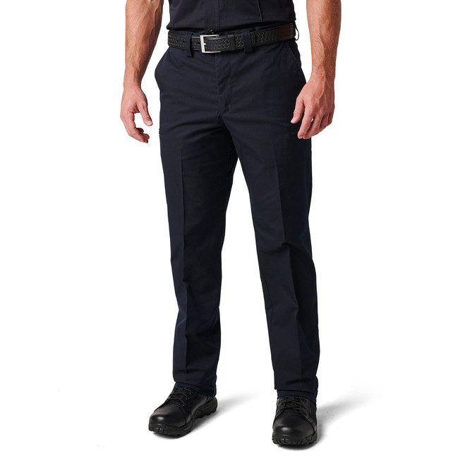 5.11 Tactical Stryke PDU Flex-Tac Twill Class A Plus Pants, Midnight Navy front view