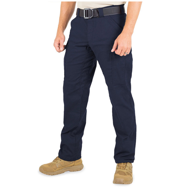 First Tactical V2 BDU Pant, midnight navy front angled view